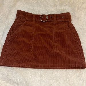 Brown Corduroy Skirt!